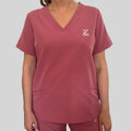 Women's Lightweight Stretch Scrub Top image 0